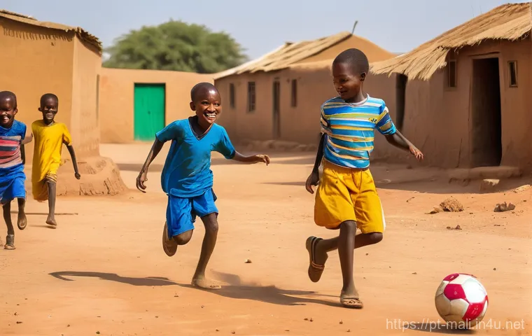말리 스포츠 문화 - Image Prompt 1: The Heart of Malian Football**